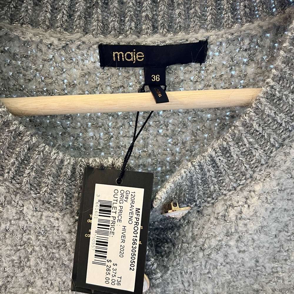 Maje Sweater Dress -perfect gift winter and fall. Brand new. - Picture 2 of 6